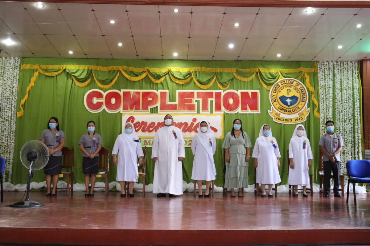 Completion Ceremonies 2022 Holy Cross College Of Carigara