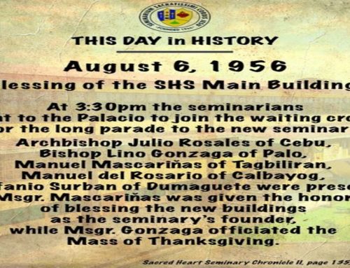 Blessing of the SHS Main Building